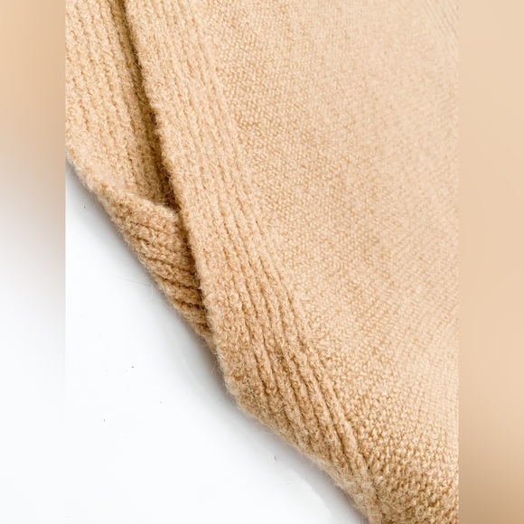 Banana Republic Sleeveless Cowl Turtleneck Pullover Wool Sweater Alpaca Spandex - Picture 4 of 10